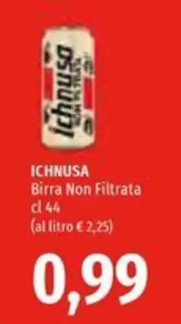 Emi Supermercati Ichnusa Birra Non Filtrata offerta
