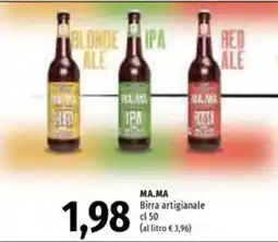 Emi Supermercati MA.MA Birra artigianale offerta