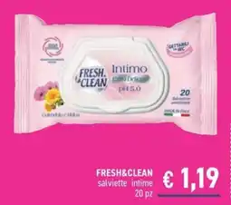 Determarket Fresh&Clean salviette intime offerta
