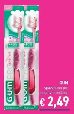 Determarket GUM spazzolino pro sensitive morbido offerta