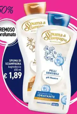 Determarket Spuma di Sciampagna bagnodoccia offerta