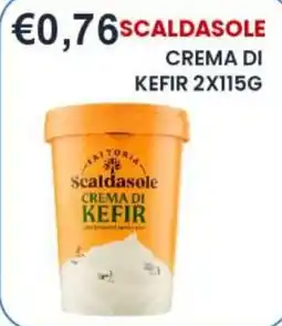 Caramico Scaldasole crema di kefir offerta