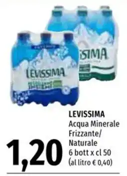Emi Supermercati Levissima Acqua Minerale offerta