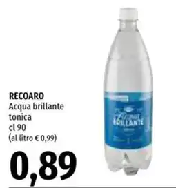 Emi Supermercati Recoaro acqua brillante tonica offerta