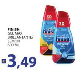 Supermercati Bruscoli Finish Gel Max Brillantante offerta