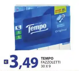 Supermercati Bruscoli Tempo Fazzoletti offerta