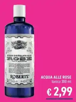 Determarket Acqua alle rose tonico Roberts offerta
