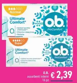Determarket O.B. assorbenti interni offerta