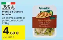 Carrefour Iper Pronti da Gustare Amadori petto di pollo con broccoli offerta