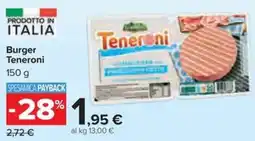 Carrefour Iper Burger Teneroni offerta