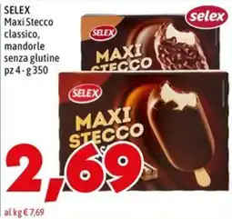 MEGA SELEX Maxi Stecco classico, mandorle senza glutine offerta