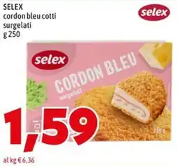 MEGA Selex cordon bleu cotti offerta