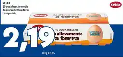 MEGA Selex uova fresche medie offerta