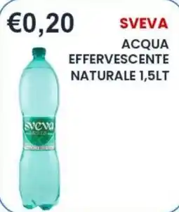 Caramico Sveva acqua effervescente naturale offerta