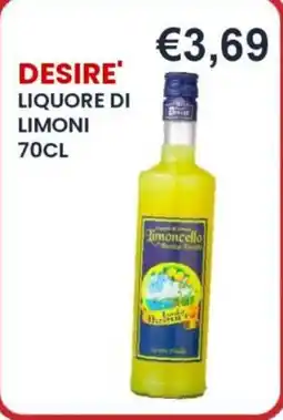 Caramico Desire' liquore di limoni offerta