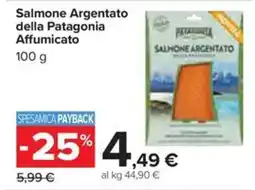 Carrefour Iper Salmone Argentato della Patagonia Affumicato offerta