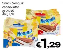 MAX Supermercati Nesquik Snack offerta