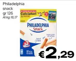 MAX Supermercati Philadelphia snack offerta