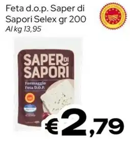 MAX Supermercati Feta d.o.p. Saper di Saporì Selex offerta