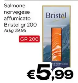 MAX Supermercati Salmone norvegese affumicato Bristol offerta