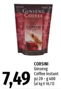 Emi Supermercati Corsini Ginseng Coffee Instant offerta