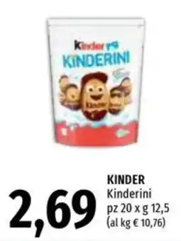 Emi Supermercati Kinder Kinderini offerta