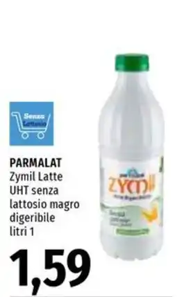 Emi Supermercati Parmalat Zymil Latte UHT senza lattosio magro digeribile offerta