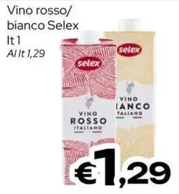 MAX Supermercati Vino rosso/bianco Selex offerta