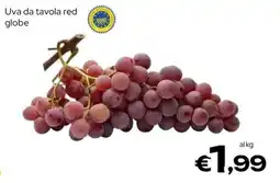 MAX Supermercati Uva da tavola red globe offerta
