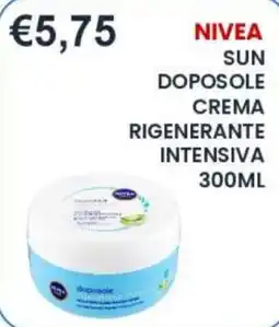 Caramico Nivea crema rigenerante intensiva doposole offerta
