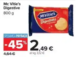 Carrefour Iper McVitie's Digestive offerta