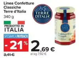 Carrefour Iper Confettura classiche Terre d'Italia offerta