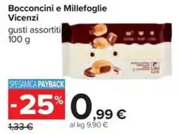 Carrefour Iper Bocconcini e Millefoglie Vicenzi offerta