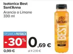 Carrefour Iper Isotonica Best Sant'Anna offerta