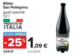 Carrefour Iper Bibite San Pellegrino offerta