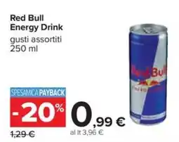 Carrefour Iper Red Bull Energy Drink offerta