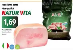 Emi Supermercati Prosciutto cotto NaturVita offerta
