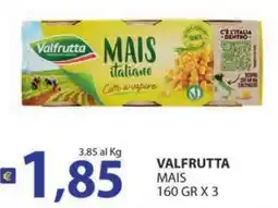 Supermercati Bruscoli Valfrutta Mais italiano offerta