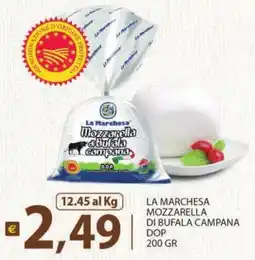 Supermercati Bruscoli La Marchesa Mozzarella di Bufala Campana DOP offerta