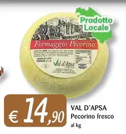 Supermercati Bruscoli Val d'Apsa Pecorino fresco offerta