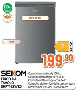 Extracoop Sekom frigo da tavolo offerta