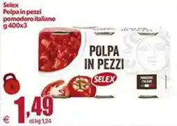 Elite Polpa in pezzi Selex offerta