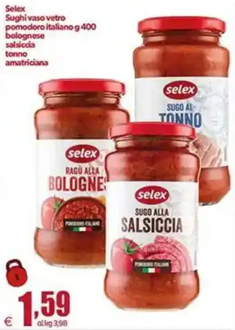 Elite Selex sughi vaso vetro offerta