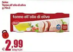 Elite Tonno all'olio di oliva Selex offerta