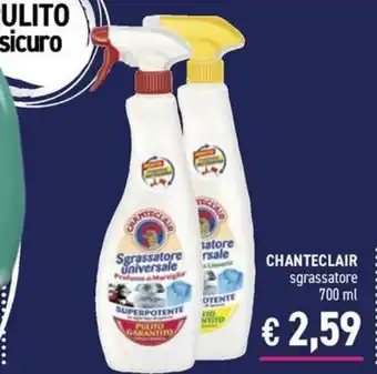 Determarket Chanteclair sgrassatore universale offerta