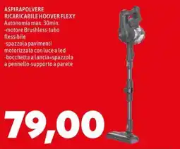MEGA Aspirapolvere ricaricabile Hoover Flexy offerta