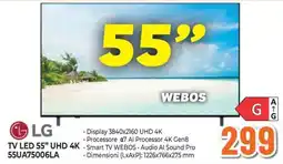 Extracoop LG TV LED 55" UHD 4K offerta