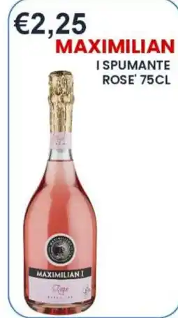 Caramico Maximilian I Spumante Rose' offerta