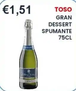 Caramico Toso Gran Dessert Spumante offerta