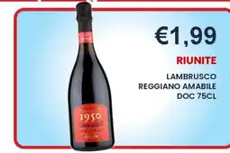 Caramico Lambrusco Reggiano Amabile Riunite offerta